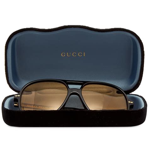 gucci large aviator sunglasses